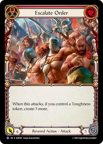 Escalate Order [SUP022] (Super Slam)  Rainbow Foil