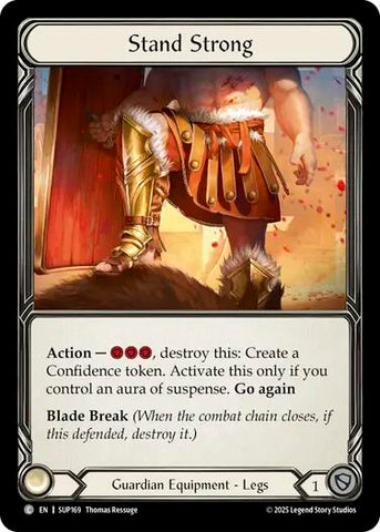 Stand Strong (Cold Foil) [SUP169] (Super Slam)  Cold Foil