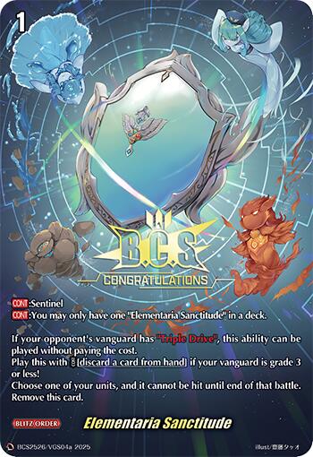 Elementaria Sanctitude (BCS2526/VGS04a) [D Promo Cards]