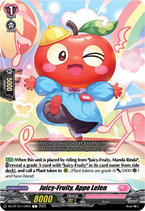 Juicy-Fruity, Appe Lelen (DZ-BT10/119EN) [Dragonsoul Resonance]