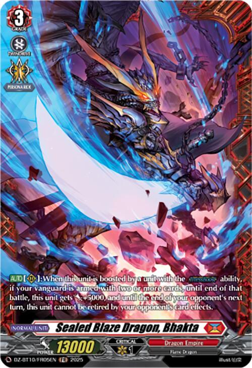 Sealed Blaze Dragon, Bhakta (FR) (DZ-BT10/FR05EN) [Dragonsoul Resonance]