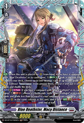Blue Deathster, Macy Distance (FR) (DZ-BT10/FR20EN) [Dragonsoul Resonance]