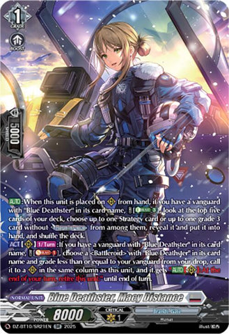 Blue Deathster, Macy Distance (SR) (DZ-BT10/SR21EN) [Dragonsoul Resonance]