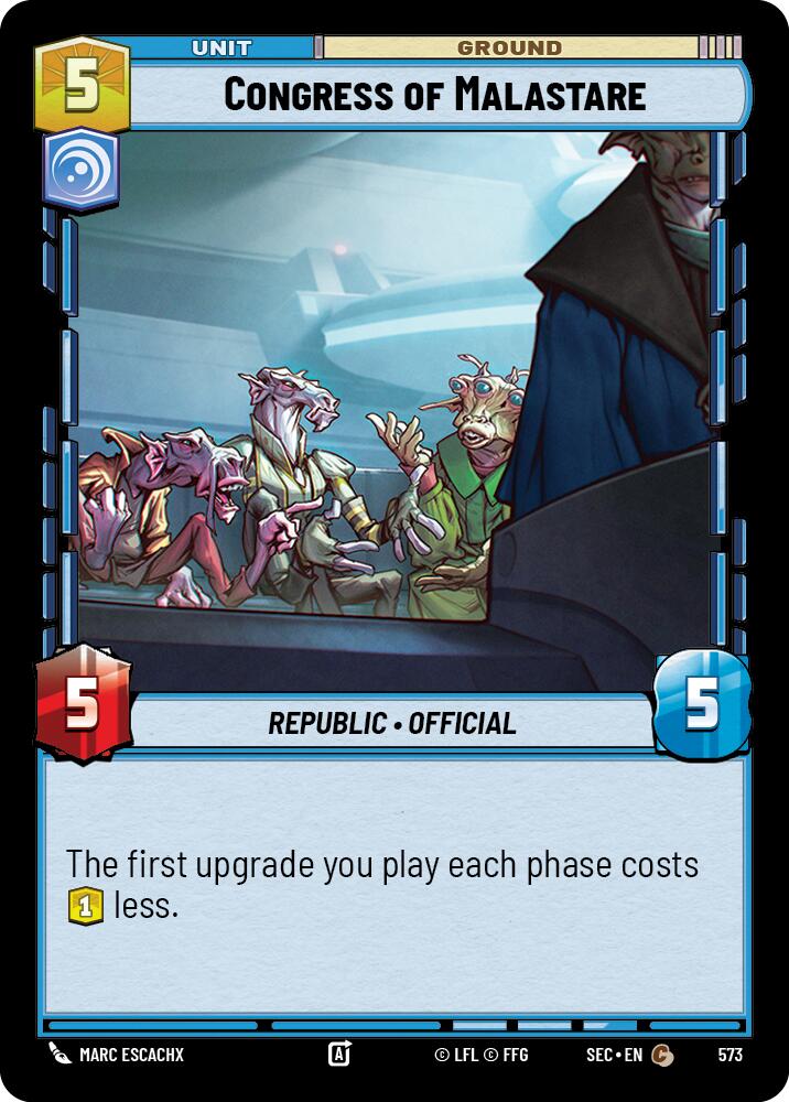 Congress of Malastare (574) (Foil) (574) [Secrets of Power]