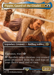 Pippin, Guard of the Citadel (Borderless Alternate Art) [The Lord of the Rings: Tales of Middle-Earth]