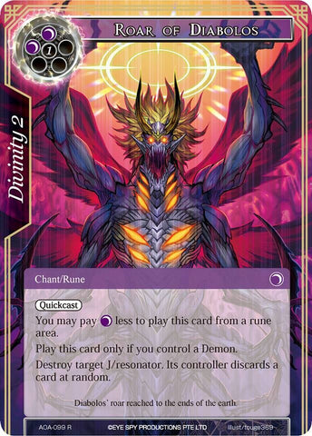 Roar of Diabolos (AOA-099) [Awakening of the Ancients]