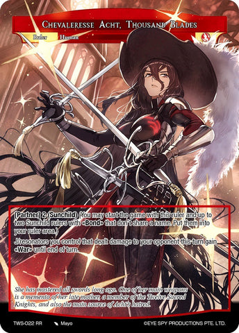 Chevaleresse Acht, Thousand Blades (TWS-022 RR) [The War of the Suns]