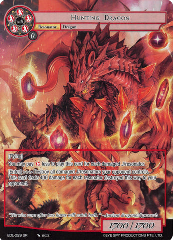 Hunting Dragon (Full Art) (EDL-029) [The Epic of the Dragon Lord]