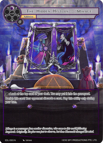 The Hidden History - "Mikage" (Full Art) (EDL-093) [The Epic of the Dragon Lord]