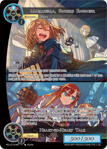 Mariabella, Sincere Engineer // Heart-to-Heart Talk (ROL-013) [Rebirth of Legend]