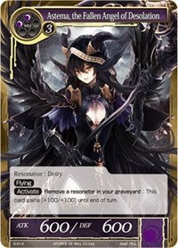 Astema, the Fallen Angel of Desolation (S-014) [Starter Deck: Jet Black Phantom]