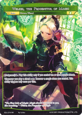 Welser, the Progenitor of Magic (Full Art Ruler) (EDL-074 RR/JR) [The Epic of the Dragon Lord]