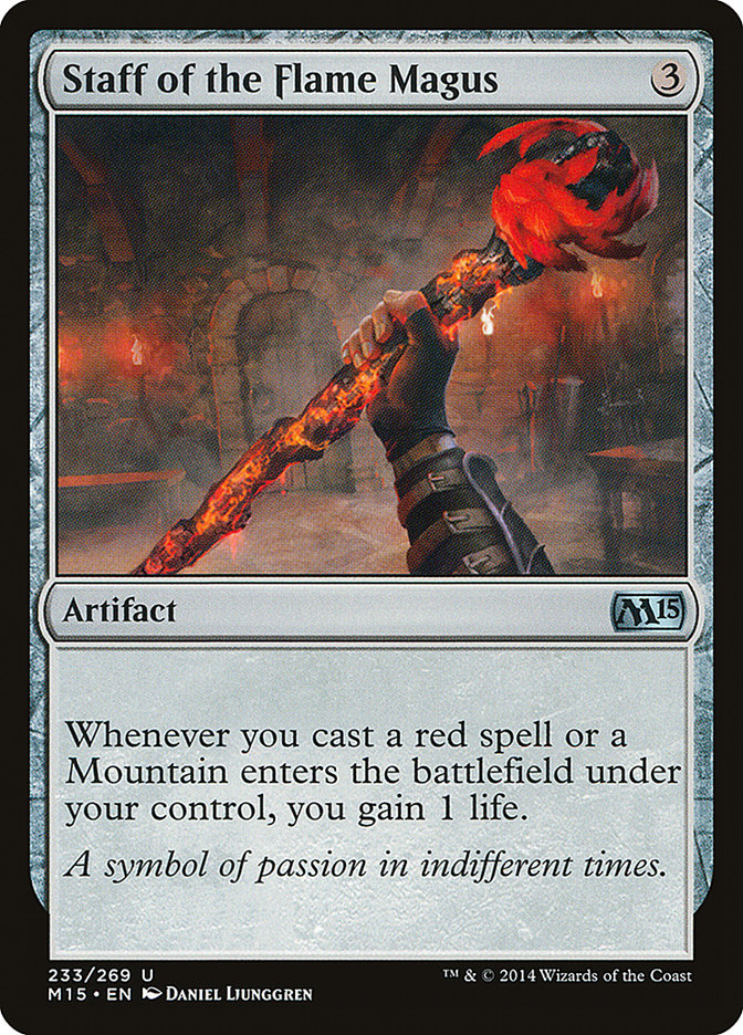 Staff of the Flame Magus [Magic 2015]