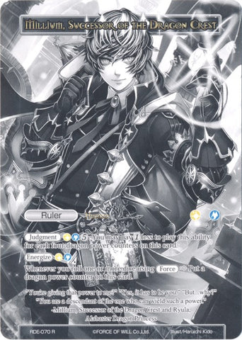 Millium, Successor of the Dragon Crest // Millilum, the Sacred Dragon (Uber Rare) (RDE-070/J) [Return of the Dragon Emperor]