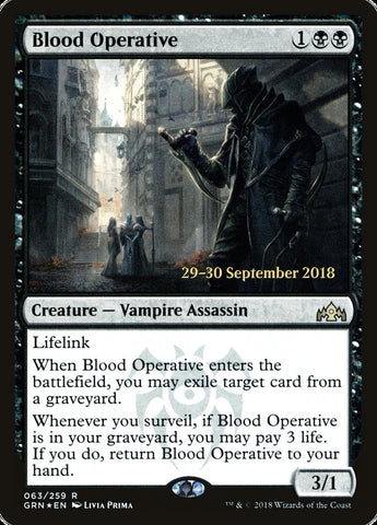 Blood Operative [Guilds of Ravnica Prerelease Promos]