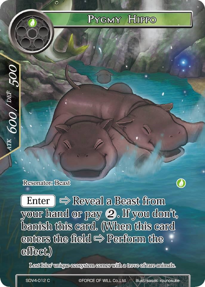 Pygmy Hippo (SDV4-012) [Starter Deck: Valhalla Cluster]