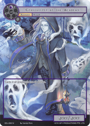 Gravekeeper at the Academy (Full Art) (EDL-082) [The Epic of the Dragon Lord]