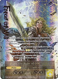 Faria, the Sacred Queen // Faria, the Ruler of God Sword (Full Art) (SKL-007/J) [The Seven Kings of the Lands]