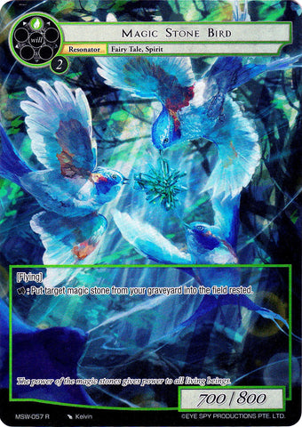 Magic Stone Bird (Full Art) (MSW-057) [The Magic Stone War - Zero]
