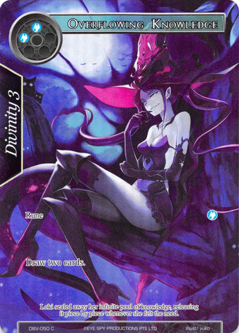 Overflowing Knowledge (Full Art) (DBV-050) [The Decisive Battle of Valhalla]