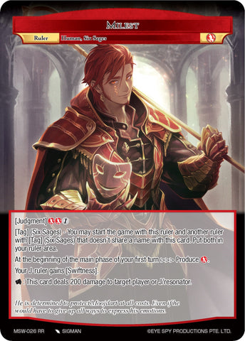 Milest (MSW-026 RR/JR) [The Magic Stone War - Zero]