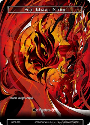 Fire Magic Stone (SDR2-013) [Starter Deck: Reiya Cluster]