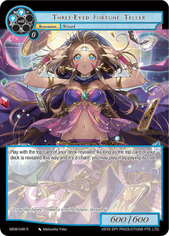 Three-Eyed Fortune Teller (MSW-048) [The Magic Stone War - Zero]
