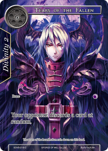 Tears of the Fallen (SDV5-019) [Starter Deck: Valhalla Cluster]