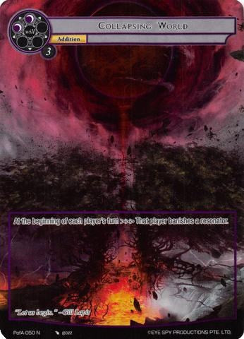 Collapsing World (Full Art) (PofA-050) [Alice Origin IV: Prologue of Attoractia]