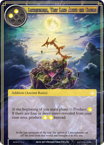 Linorsphairia, Vast Land Above the Clouds (AOA-010) [Awakening of the Ancients]